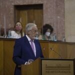 Comparecencia del Defensor del Pueblo Andaluz, Jesús Maeztu, en el Pleno del Parlamento andaluz