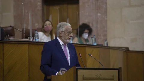 Comparecencia del Defensor del Pueblo Andaluz, Jesús Maeztu, en el Pleno del Parlamento andaluz