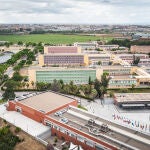 Panorámica del Campus de la Universidad Pablo de Olavide de Sevilla