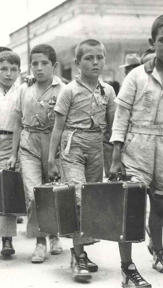 Exilio infantil durante la Guerra Civil en la zona frentepopulista