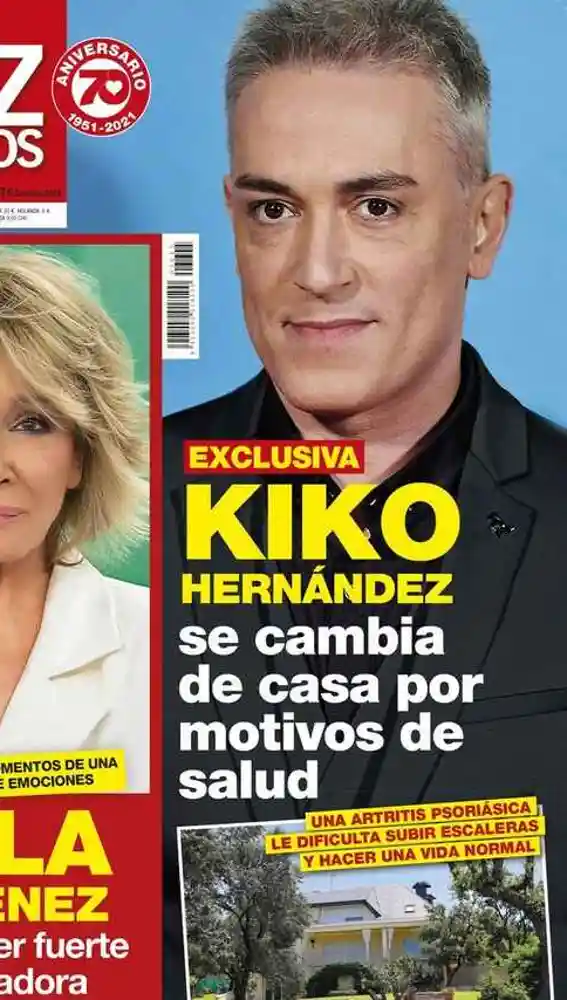 Kiko Hernández en portada de la revista 'Diez Minutos'