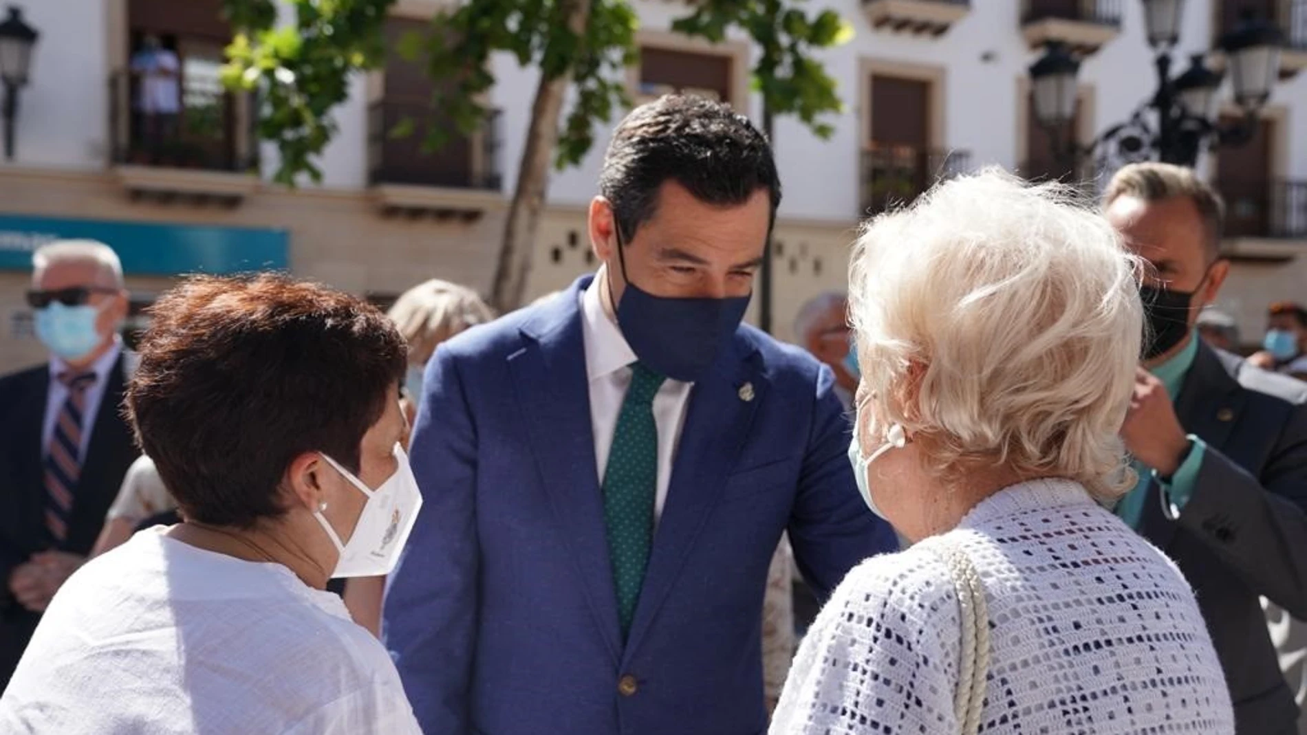 El presidente de la Junta de Andalucía, Juanma Moreno