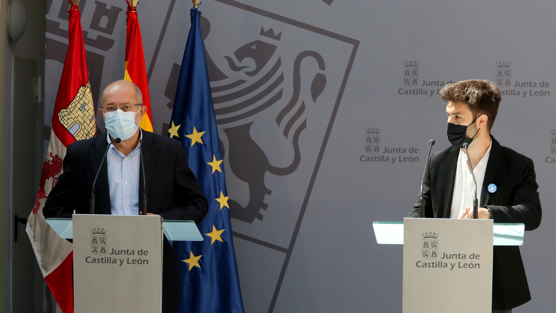 El vicepresidente, portavoz y consejero de Transparencia, Ordenación del Territorio y Acción Exterior, Francisco Igea, participa en la presentación del informe 'La Salud en la cooperación al desarrollo y la ayuda humanitaria' realizado por Médicos del Mundo y medicusmundi