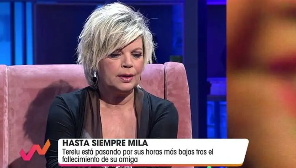 Terelu Campos llora en 'Viva la vida' la muerte de Mila Ximénez