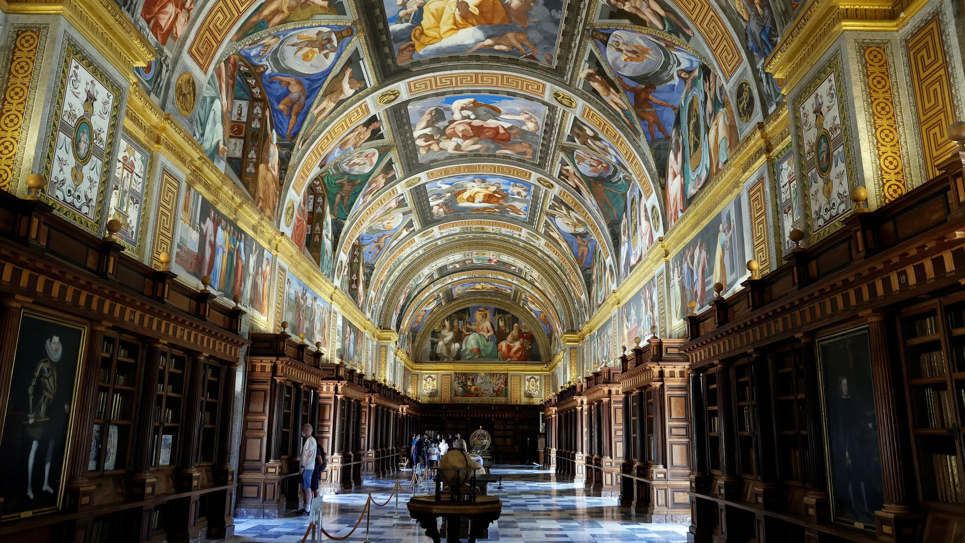 Biblioteca del Monasterio de San Lorenzo de El Escorial. EFE/Mariscal