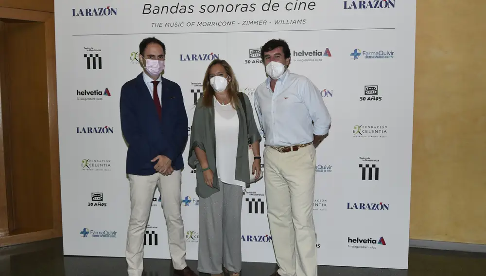 Pepe Lugo, Rosina Serrano y Antonio de León Espinosa de los Monteros