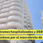 Nueve jóvenes hospitalizados y 268 en cuarentena en Palma