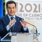 El presidente de la Junta de Andalucía, Juanma Moreno