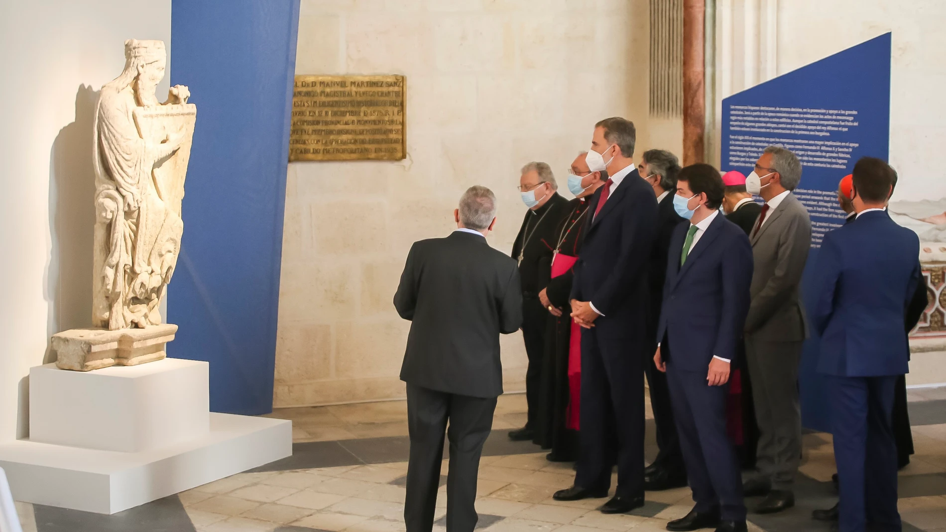 El rey Felipe inaugura la exposición de Las Edades del Hombre en la Catedral de Burgos