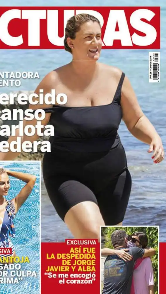 Carlota Corredera en la portada de la revista 'Lecturas'