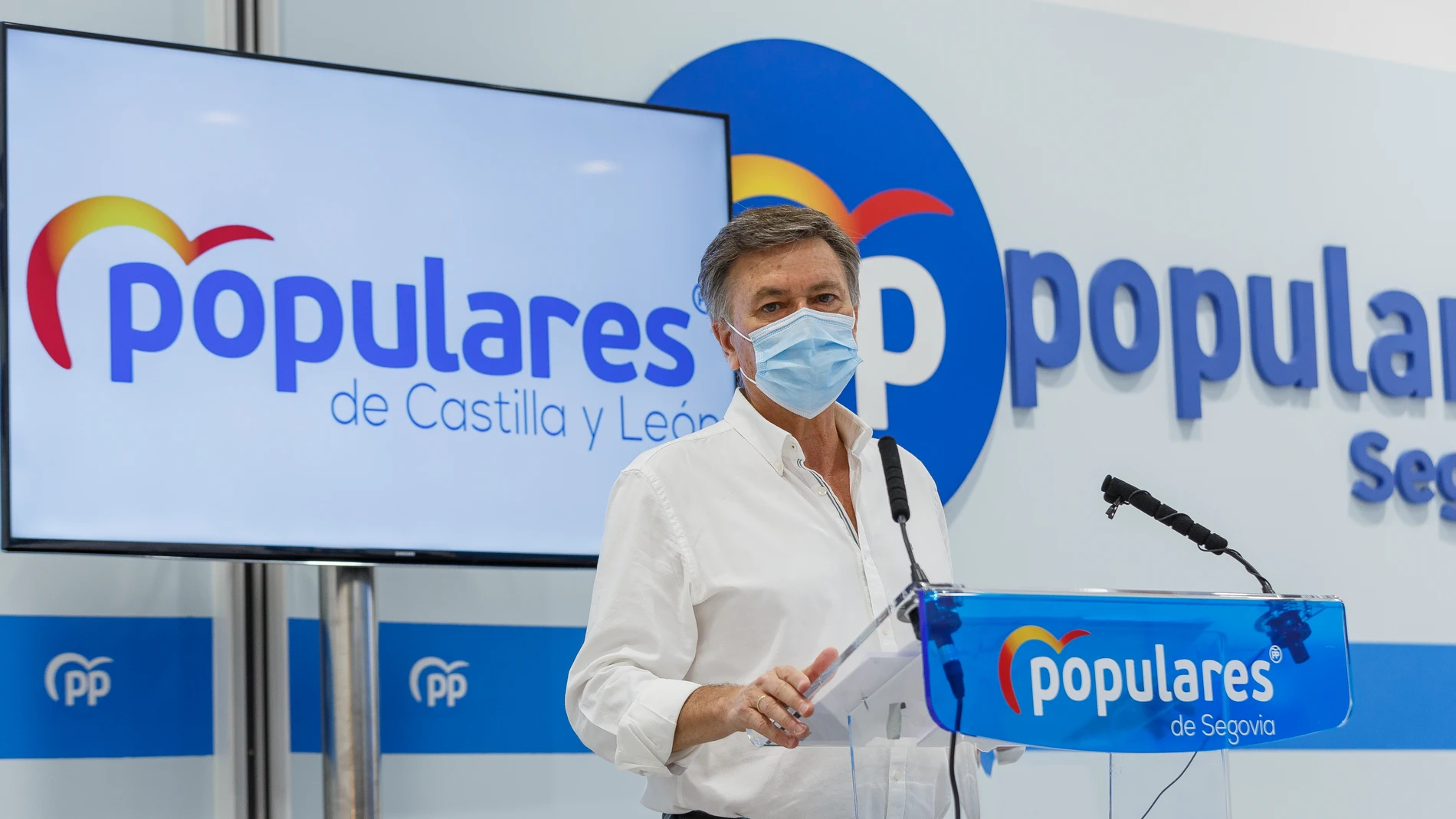 El secretario autonómico del PPCyL, Francisco Vázquez, hace balance del periodo de sesiones en las Cortes regionales y un análisis de actualidad