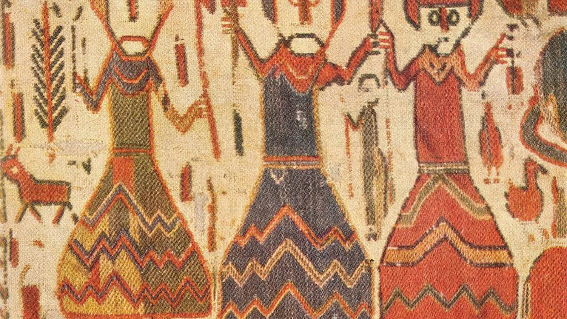 Casi nadie consigue resolver el acertijo de los tres dioses: ¿quién miente? | Representación de Oden, Tor y Frey en un tapiz de la iglesia de Skog
