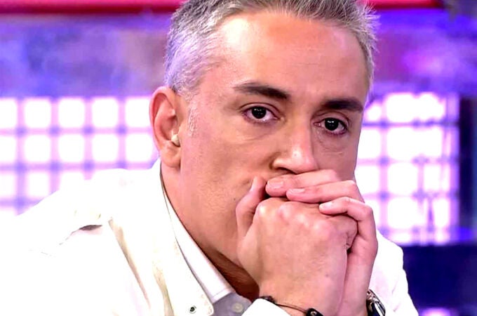Kiko Hernández durante la emisión de 'Sálvame'