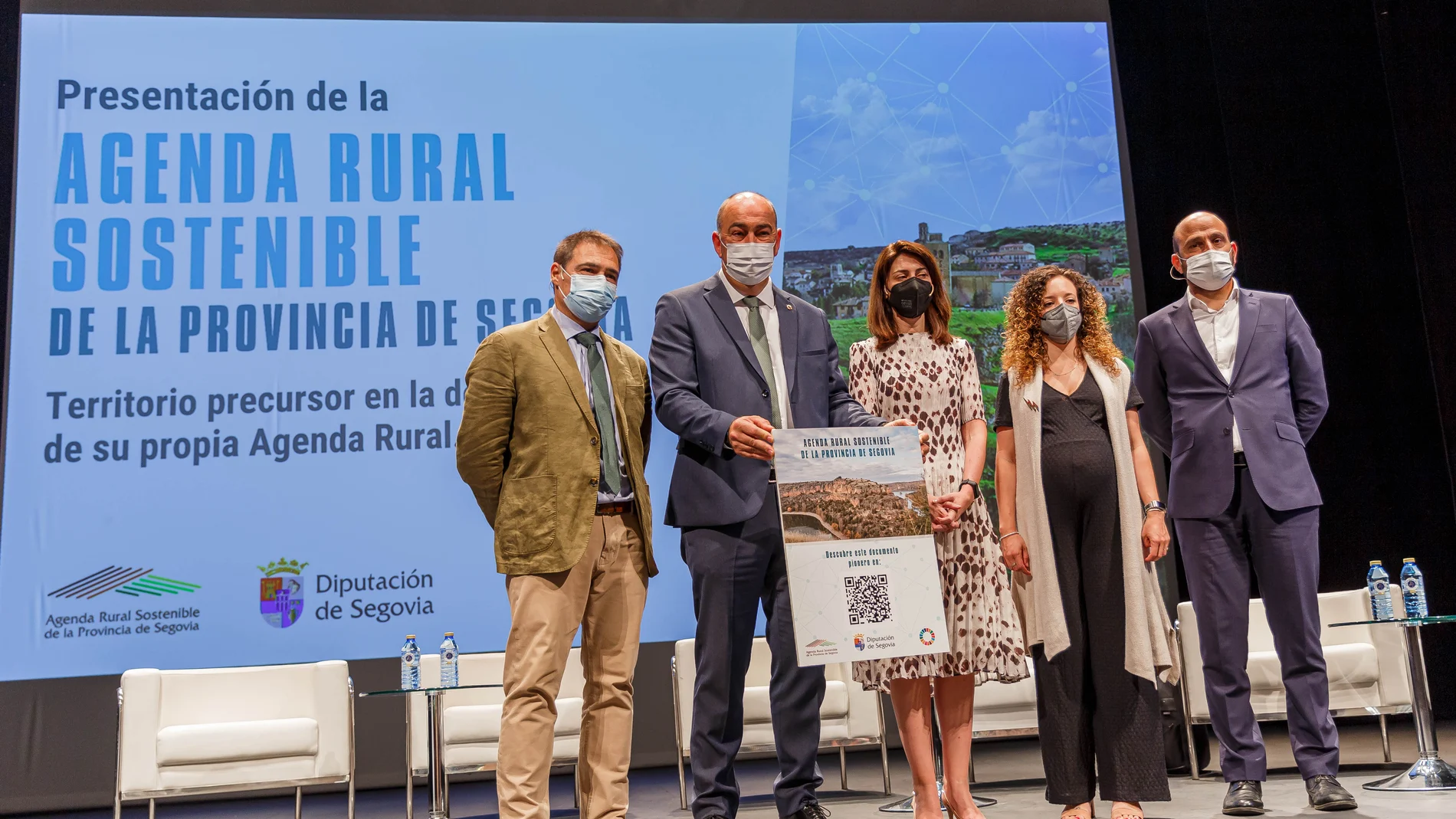 El presidente de la Diputación, Miguel Ángel de Vicente presenta la Agenda Rural Sostenible de la provincia de Segovia