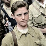 Uno de los jóvenes voluntarios de la Guerra Civil española