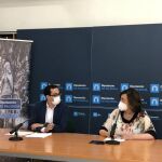 La presidenta de la Diputación de Palencia, Ángeles Armisén, presenta la medida, junto al diputado Juan Antonio Obispo