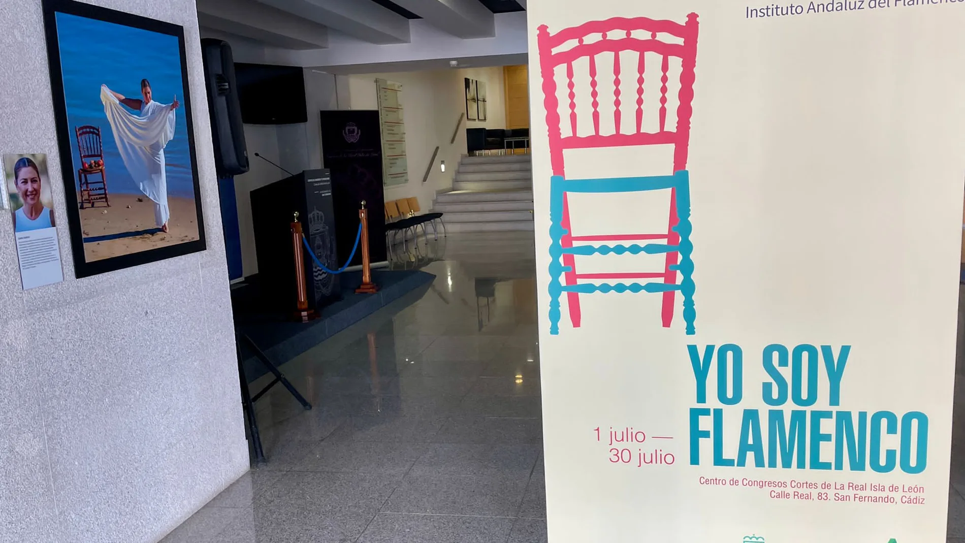 Entrada de la exposición de fotografías Yo soy flamenco