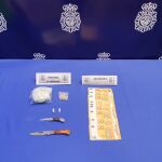 Material incautado por la Policía