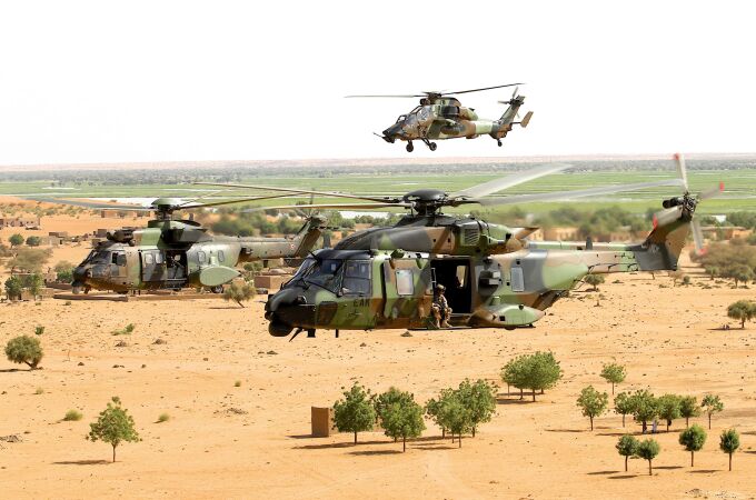 NH90 franceses desplegados en el Sahel