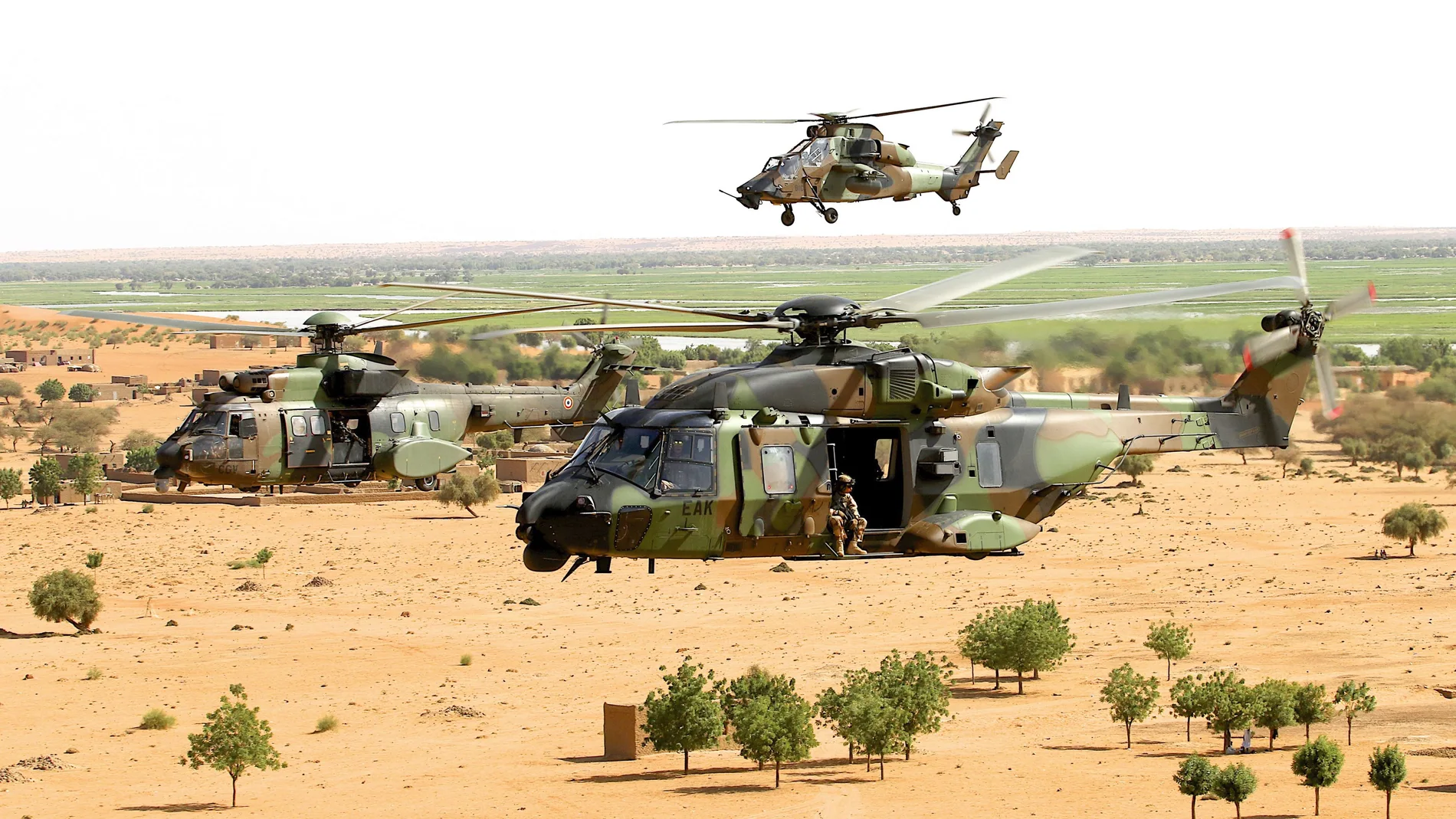 NH90 franceses desplegados en el Sahel