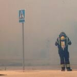 Los bomberos del Ayuntamiento de Ponferrada (León) han logrado controlar un incendio