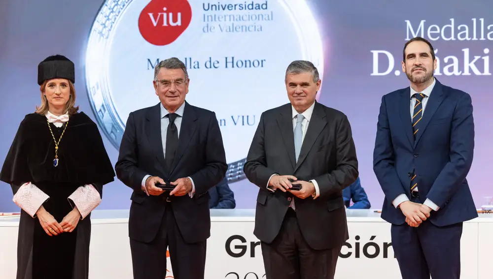 Eva María Giner, Iñaki Zaragüeta, Javier Viciano y José Ramos