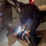 Momento de la detención en la Operación Girasol