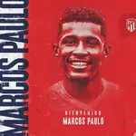 El Atlético de Madrid ficha a Marcos Paulo.