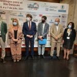 El vicepresidente de la Junta de Castilla y León, Francisco Igea, y el alcalde de Soria, Carlos Martínez, inauguran el ciclo de conferencias ''Diálogos para el día después'', un evento organizado sobre tres ejes: humanismo; capitalismo y bien común; y territorio y persona