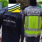 Imagen de una detención en Granada de la Policía Nacional y Europol