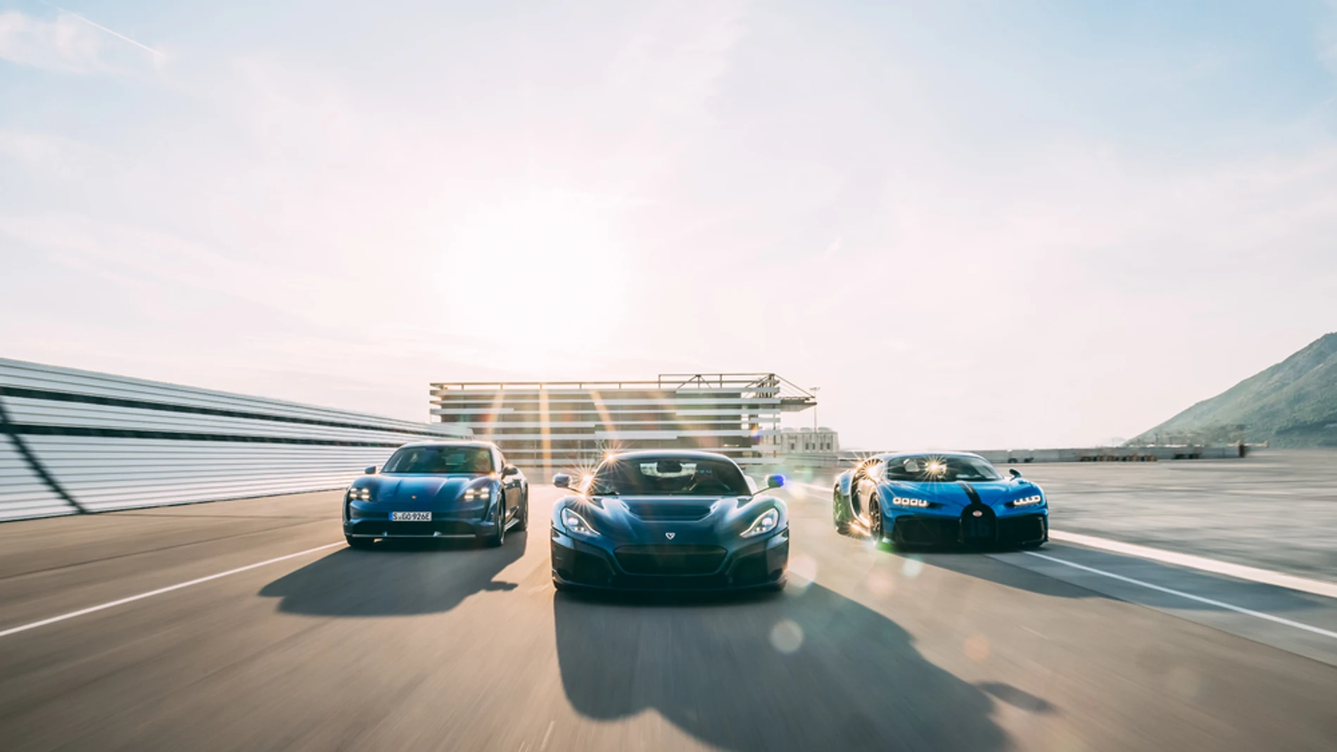 Bugatti, Rimac y Porsche