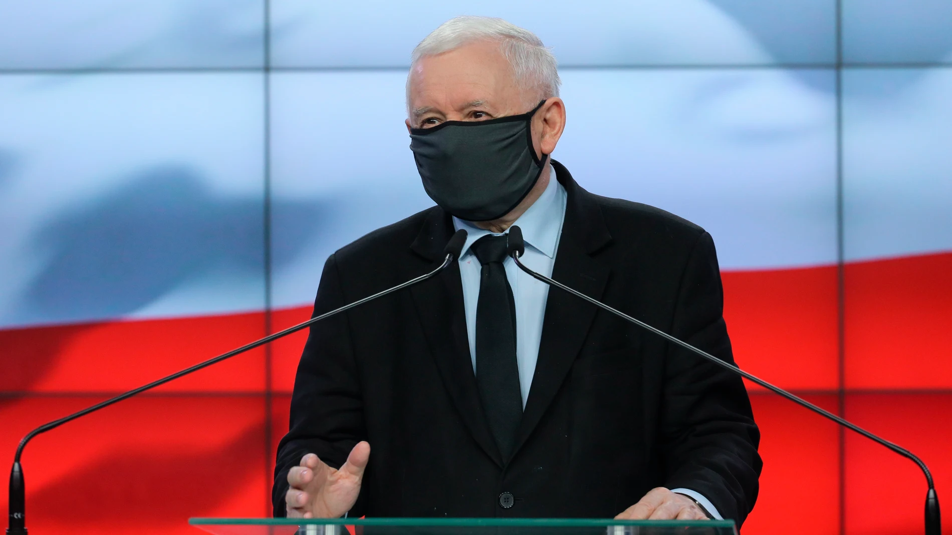 El líder del partido ultraconservador polaco Ley y Justicia (PiS), Jaroslaw Kaczynski