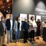 Inauguración de la exposición a cargo de la presidenta Ángeles Armisén