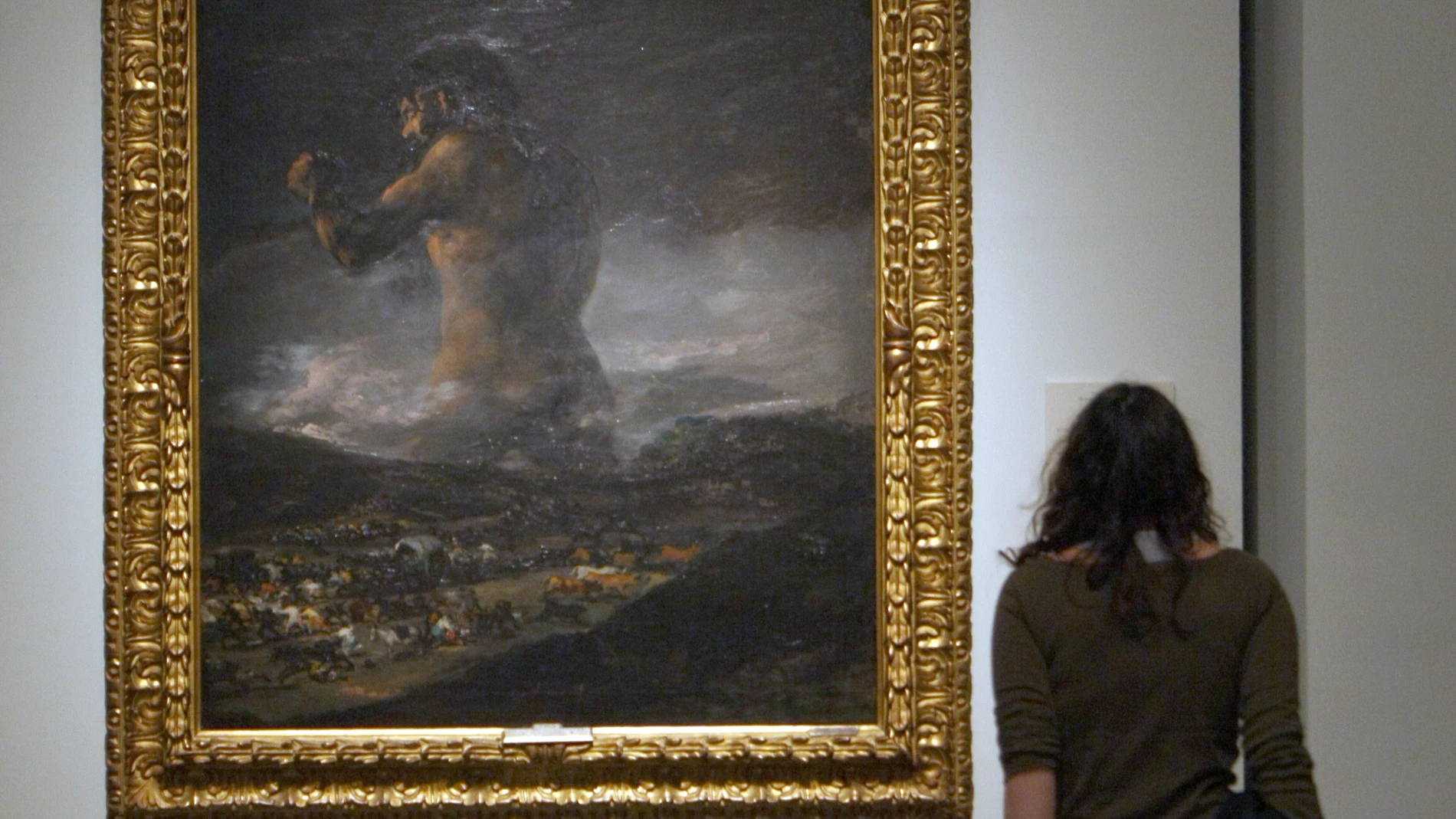 "El coloso", de Goya, un cuadro que fascina al público