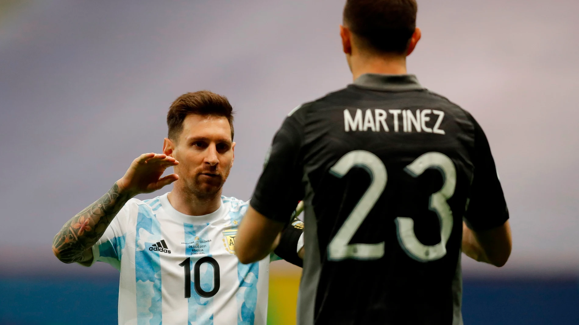 Lionel Messi y Emiliano Martínez fueron claves en la clasificación de Argentina para la final de la Copa América.