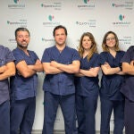 El equipo del Servicio de Angiología y Cirugía Vascular del Hospital Quirónsalud Málaga