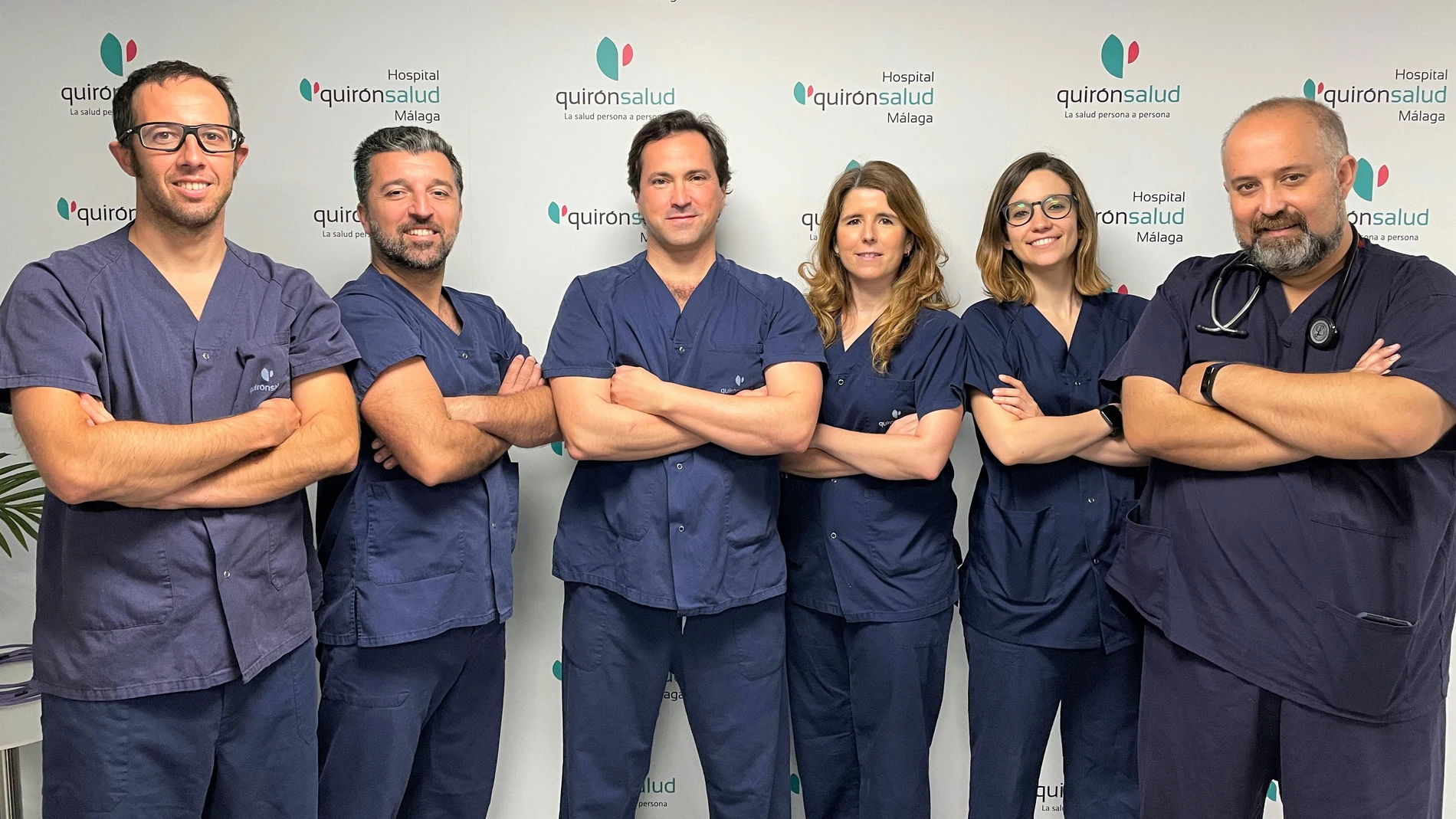 El equipo del Servicio de Angiología y Cirugía Vascular del Hospital Quirónsalud Málaga