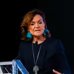 La vicepresidenta primera y ministra de la Presidencia, Carmen Calvo