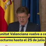 C.Valenciana vuelve a cerrar el ocio nocturno hasta el 25 de julio