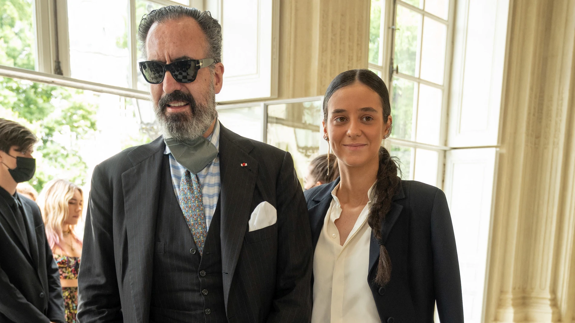Jaime de Marichalar y Victoria Federica en el desfile de Christian Dior en la Semana de la Moda de París del año pasado