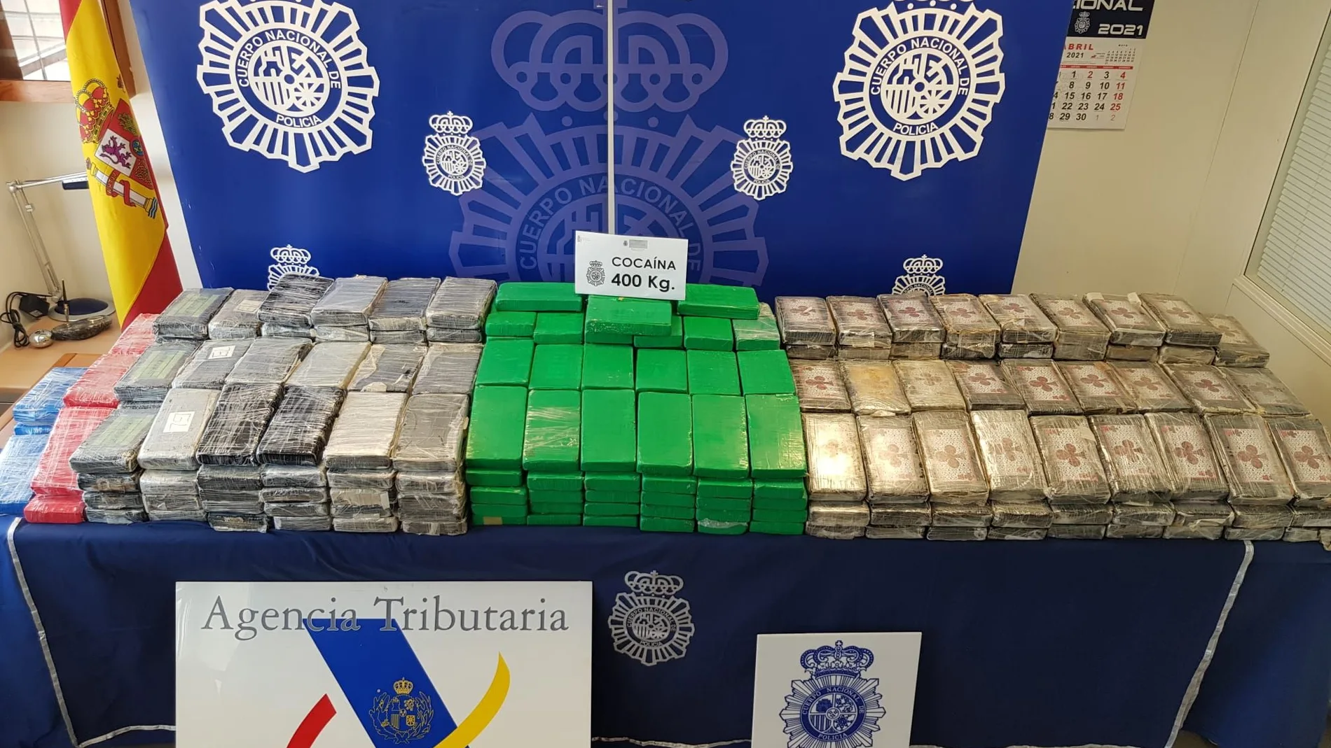 Cargamento de droga incautado por la Policía en una empresa de Valladolid