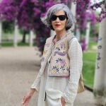Carmen Gimeno con chaleco de rebajas de Zara.