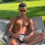Cristiano Ronaldo, disfrutando de sus vacaciones en Mallorca