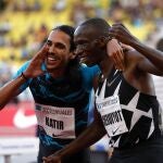 Timothy Cheruiyot y Mohamed Katir celebran la gran carrera que hicieron en Mónaco
