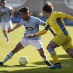 Javi Gómez con el filial del Celta.