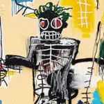 Fragmento de &quot;El guerrero&quot;, de Basquiat