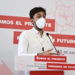 EL secretario general de Juventudes Socialistas (JSE) de Castilla y León y senador autonómico, Fran Díaz
