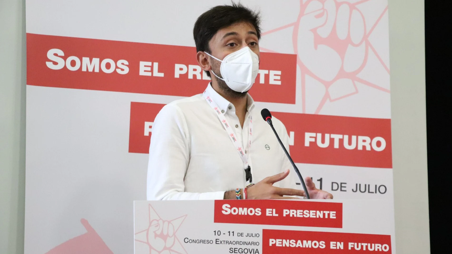 EL secretario general de Juventudes Socialistas (JSE) de Castilla y León y senador autonómico, Fran Díaz