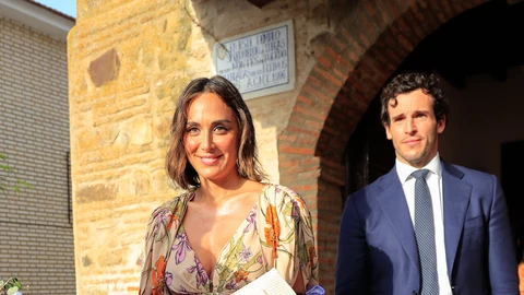 Tamara Falcó e Íñigo Onieva en la boda de Felipe Cortina y Amelia Millán