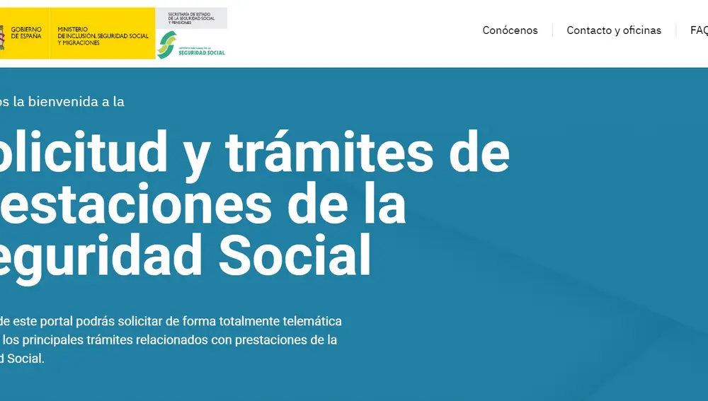 Solicitud y trámites de prestaciones de la Seguridad Social